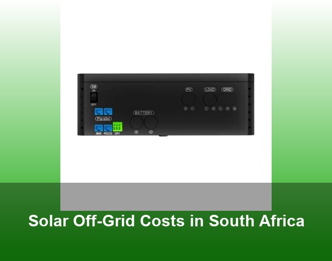 Solar Off-Grid Costs in South Africa